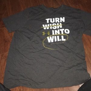 Under Armour shirt. Employee shirt. Size large
